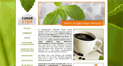 Desktop Screenshot of cukor-stop.eu