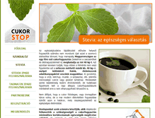 Tablet Screenshot of cukor-stop.eu